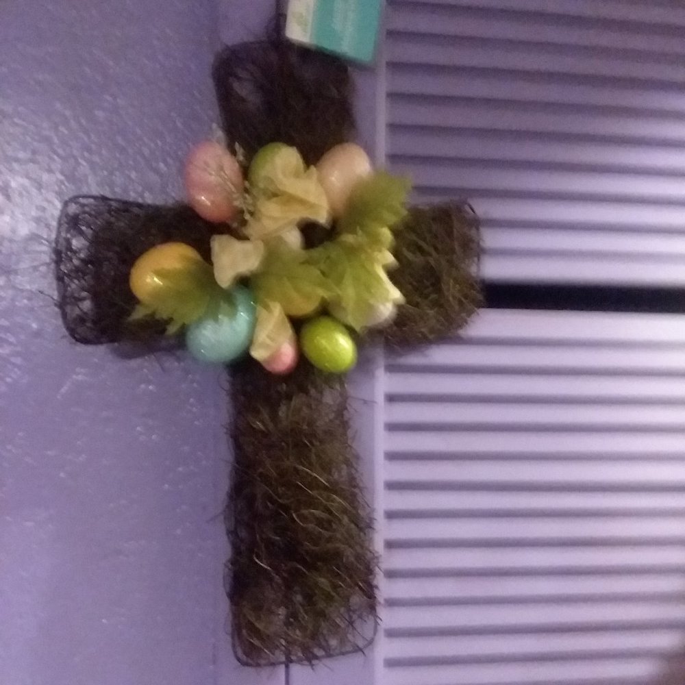 Easter Cross wreath